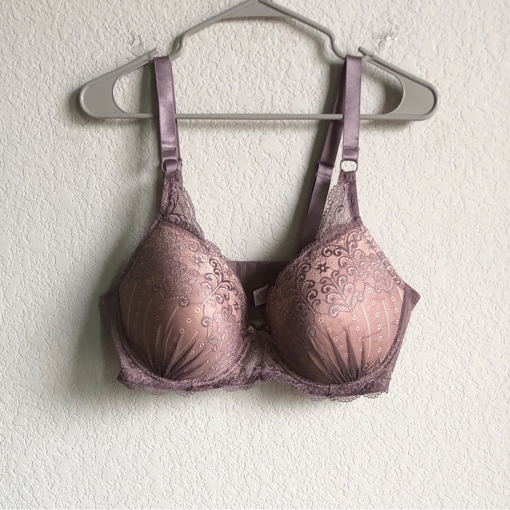 Prima Valentina Lace Underwire Full Cup Bra Mauve 40DD